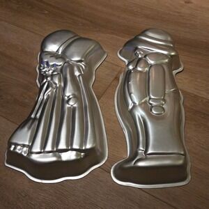 1976 Holly Hobbie  &‎ Robby Wilton Enterprises Cake Pan Set Couple Baking Mold